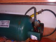 Posa bombola GPL