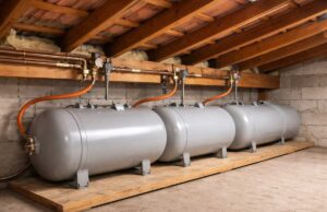 Bombole GPL installate in un sottotetto?