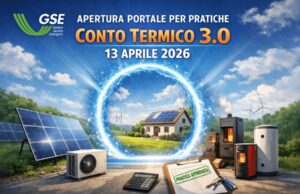 Oggi riapre il portale GSE per il Conto Termico 3.0