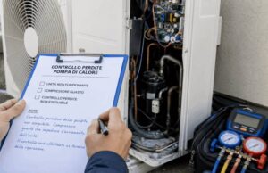 Impossibile eseguire il controllo perdita su una pompa di calore. Cosa scrivere sul portale Fgas.
